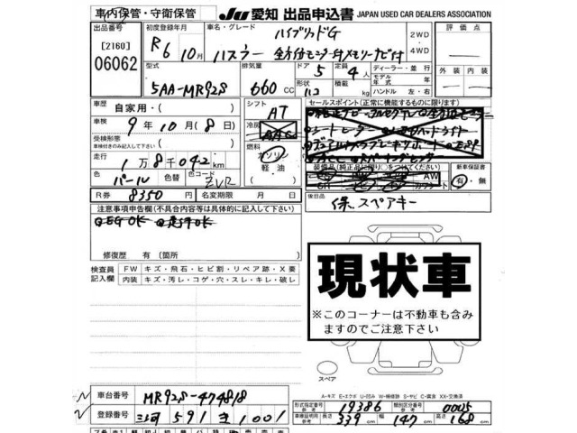 Suzuki HUSTLER 2024 7252117-2