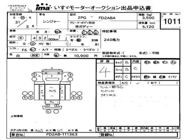 Hino RANGER 2019 7246296-2