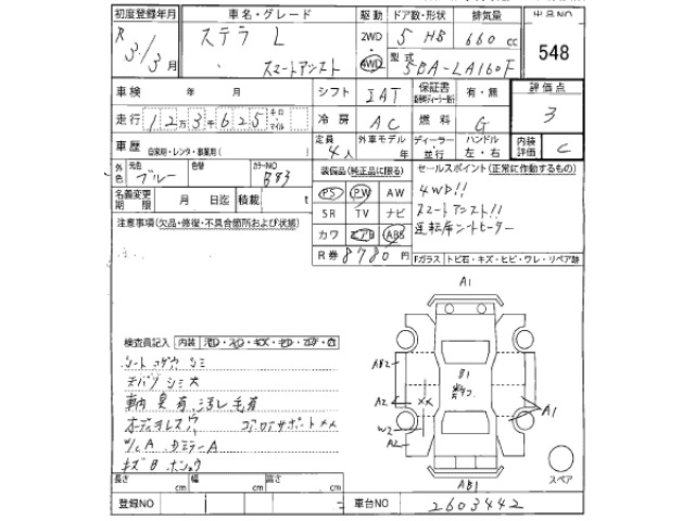 Subaru STELLA 2021 7253108-2