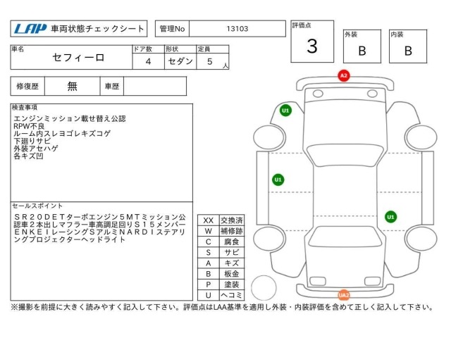 Nissan CEFIRO 1988 7269933-3
