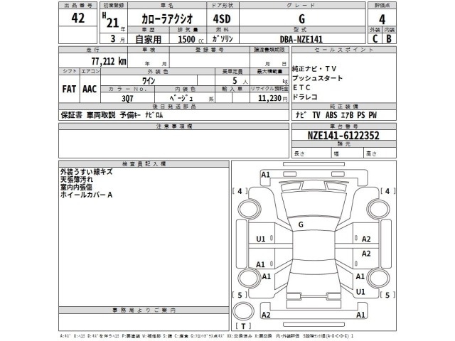 Toyota COROLLA AXIO 2009 7257285-2