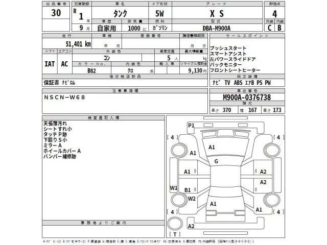 Toyota TANK 2019 7274475-2