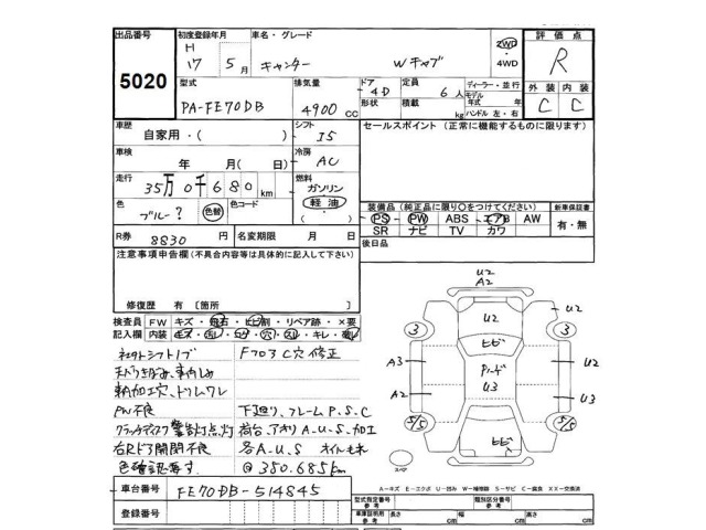 Mitsubishi CANTER 2005 7289223-2