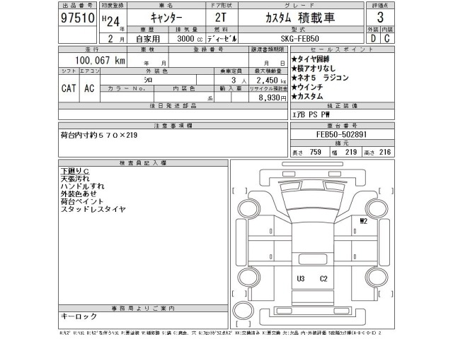 Mitsubishi CANTER 2012 7289231-2