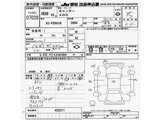 Mitsubishi CANTER 1996 7289242-2