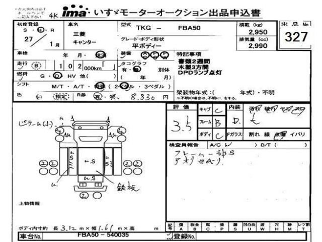 Mitsubishi CANTER 2015 7289288-0