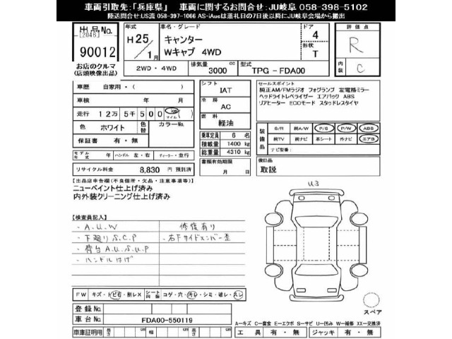 Mitsubishi CANTER 2013 7289408-2