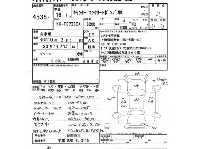 Mitsubishi CANTER 2004 7289423-2