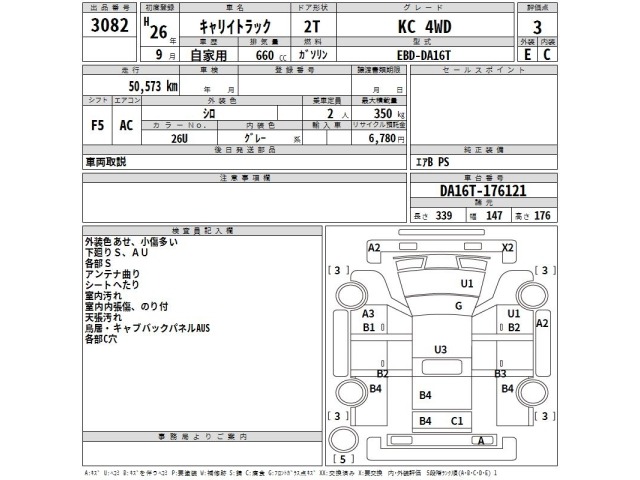 Suzuki CARRY TRUCK 2014 7285422-2