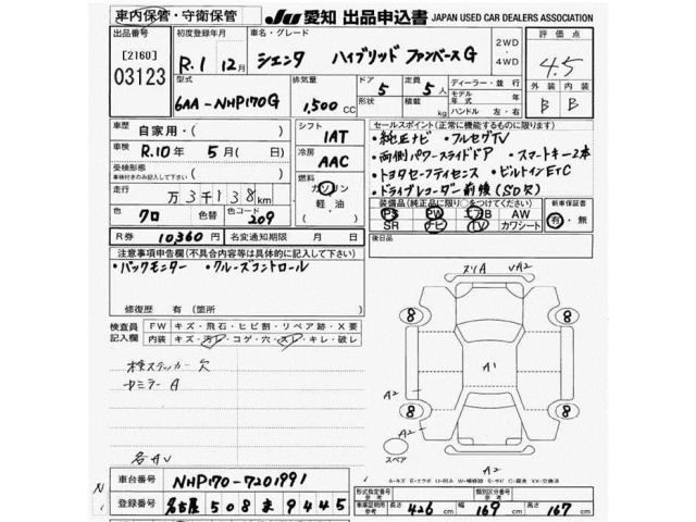 Toyota SIENTA 2019 7274783-2