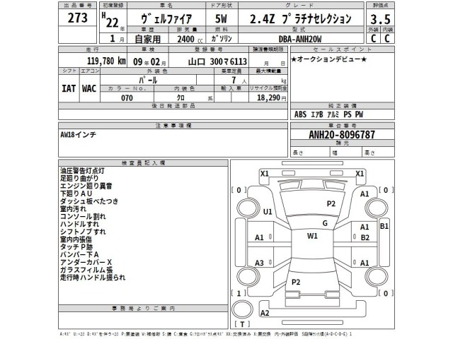 Toyota VELLFIRE 2010 7274955-2