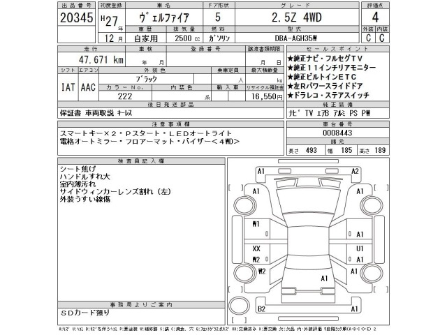 Toyota VELLFIRE 2015 7274996-2
