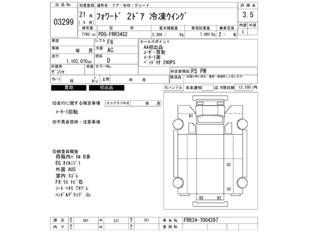 Isuzu FORWARD 2009 7296516-2