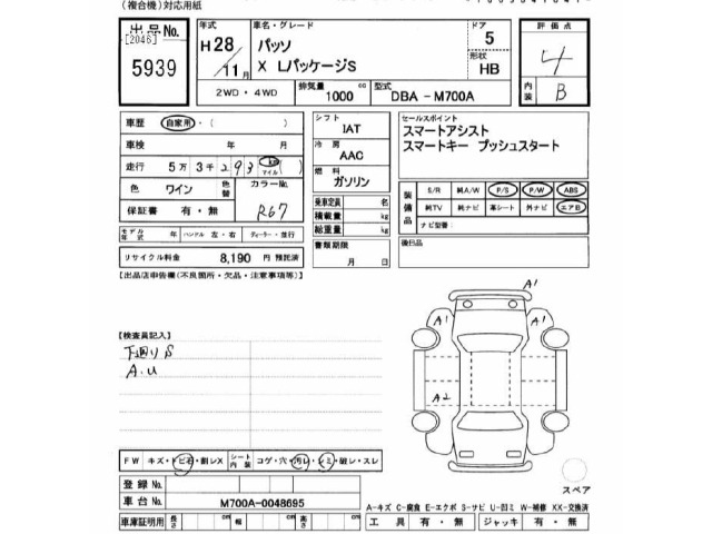Toyota PASSO 2016 7298046-2