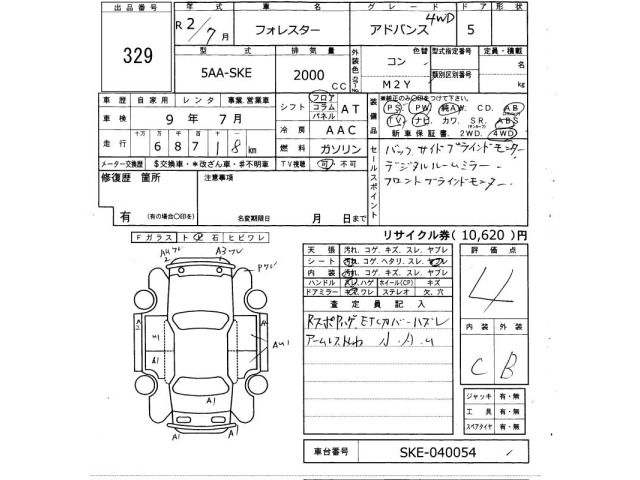 Subaru FORESTER 2020 7300014-2