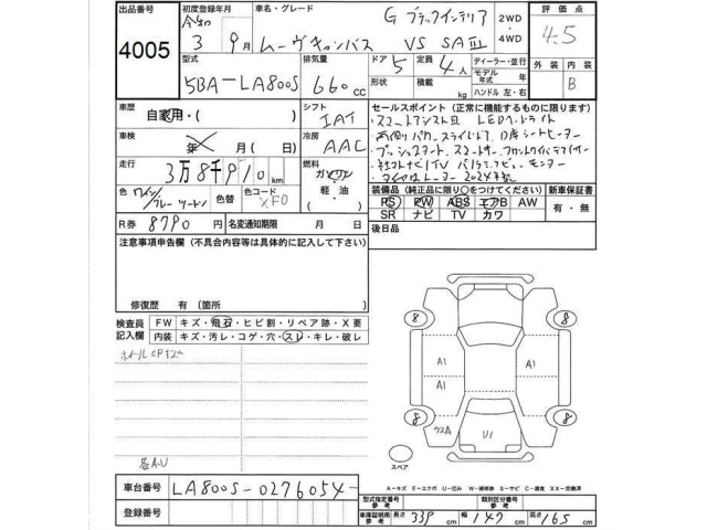 Daihatsu MOVE CANBUS 2021 7301196-2
