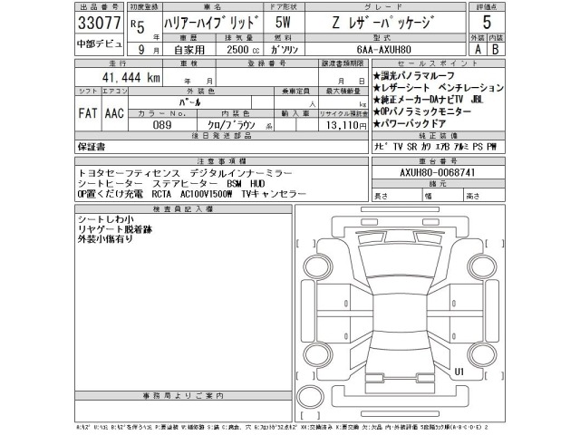 Toyota HARRIER 2023 7354637-2