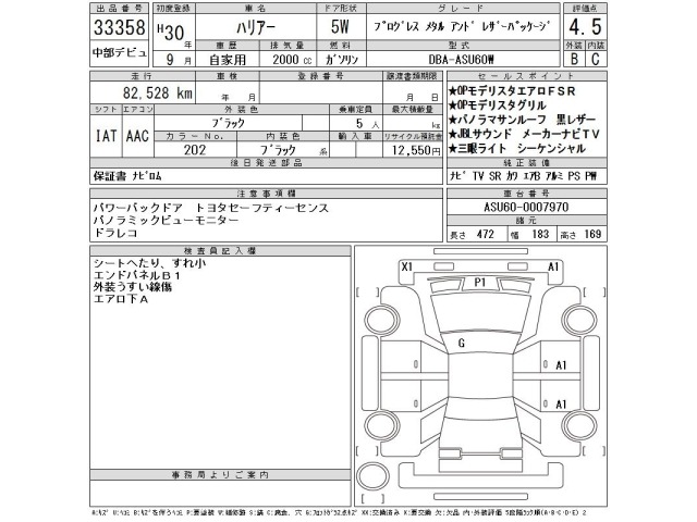 Toyota HARRIER 2018 7354657-2