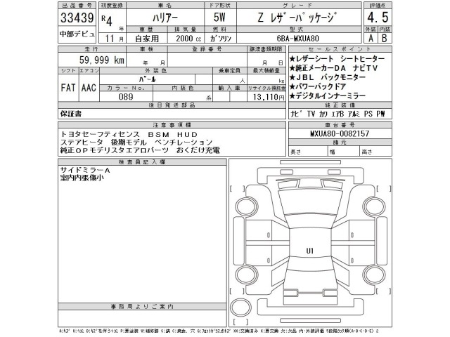 Toyota HARRIER 2022 7354687-2