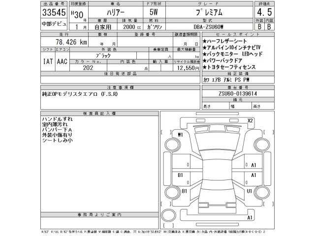 Toyota HARRIER 2018 7354717-2