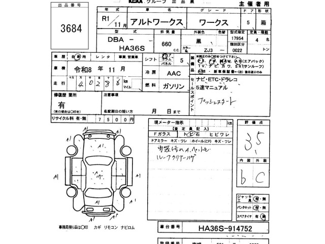 Suzuki ALTO WORKS 2019 7372673-2