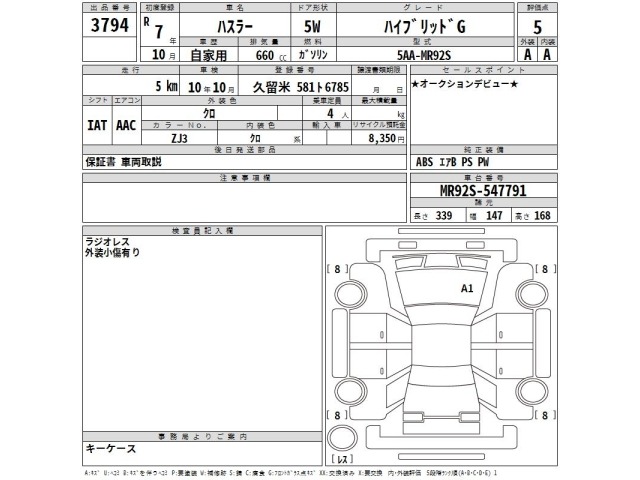 Suzuki HUSTLER 2025 7369821-2