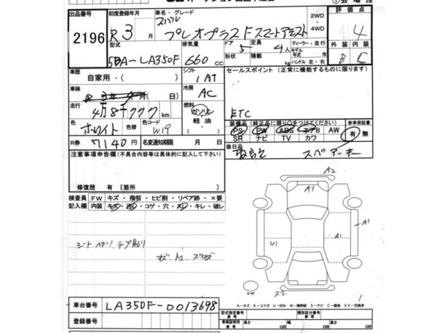 Subaru PLEO PLUS 2021 7366823-2