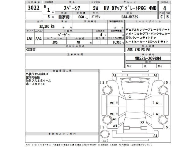 Suzuki SPACIA 2019 7362291-2