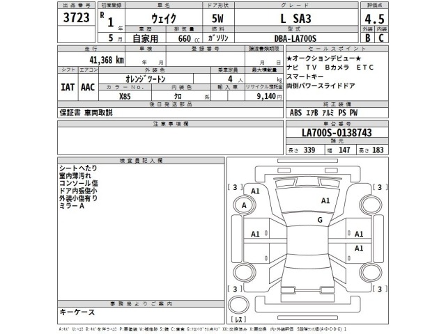 Daihatsu WAKE 2019 7369407-2