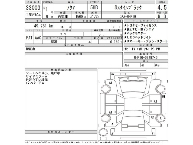 Toyota AQUA 2019 7381533-2
