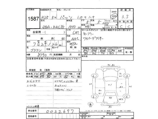 Toyota PASSO 2013 7385773-2
