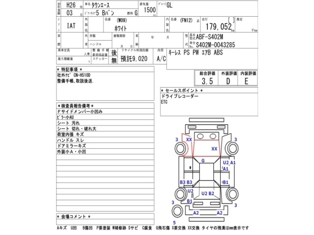 Toyota TOWNACE VAN 2014 7383197-2