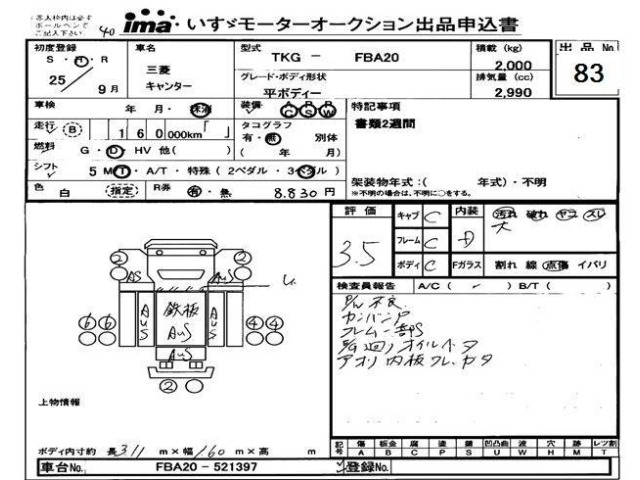 Mitsubishi CANTER 2013 7421865-0