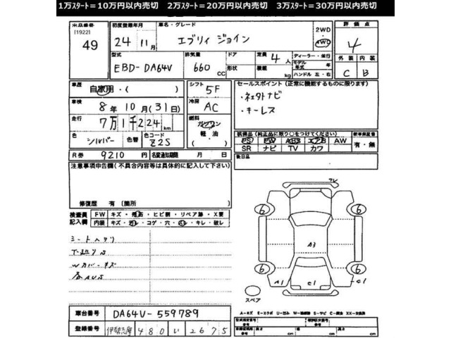 Suzuki EVERY 2012 7419503-2