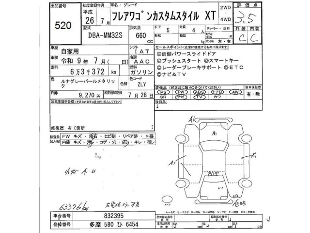 Mazda FLAIR WAGON 2014 7399208-2