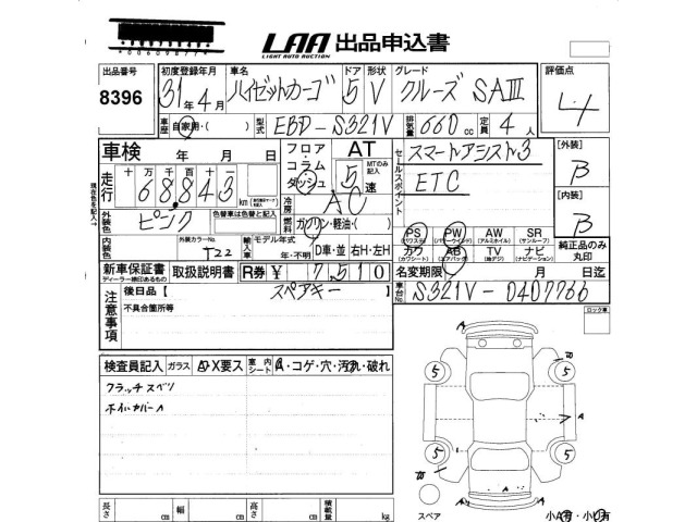 Daihatsu HIJET VAN 2019 7421350-2