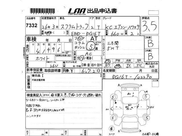 Mazda SCRUM TRUCK 2014 7412650-2