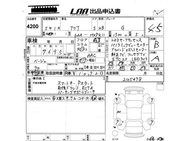Toyota AQUA 2023 7425992-2