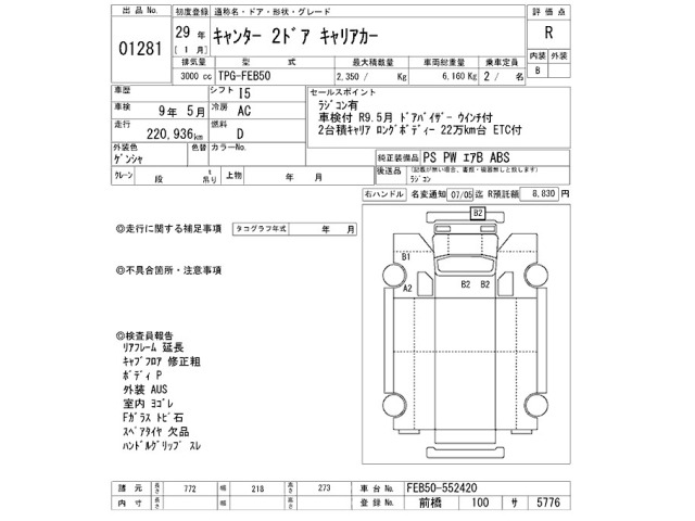 Mitsubishi CANTER 2017 7421916-2