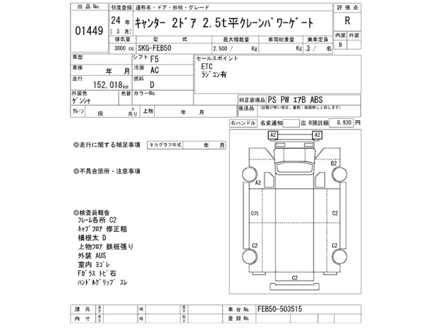 Mitsubishi CANTER 2012 7421921-2