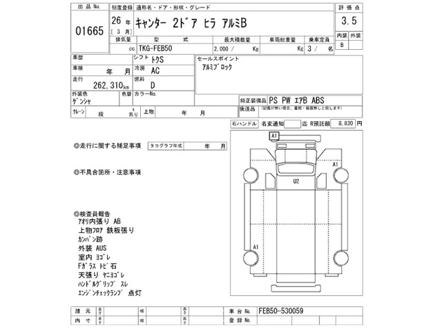 Mitsubishi CANTER 2014 7421930-2