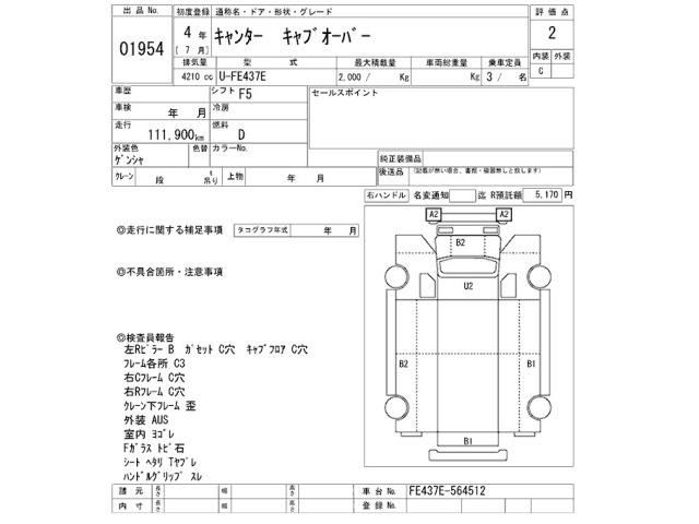 Mitsubishi CANTER 1992 7421945-2