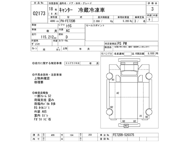 Mitsubishi CANTER 2006 7421953-2