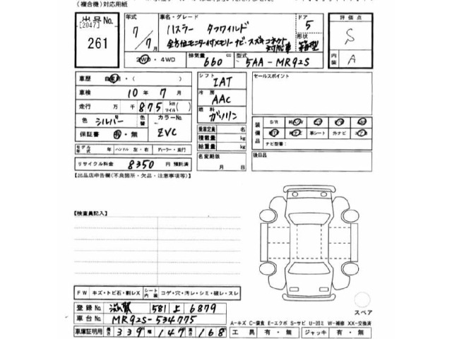 Suzuki HUSTLER 2025 7424294-2