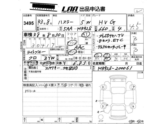 Suzuki HUSTLER 2021 7424311-2
