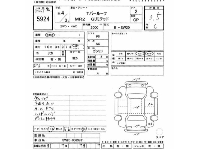 Toyota MR2 1992 7428225-2