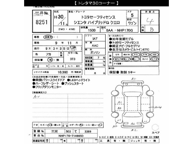 Toyota SIENTA 2018 7429688-2