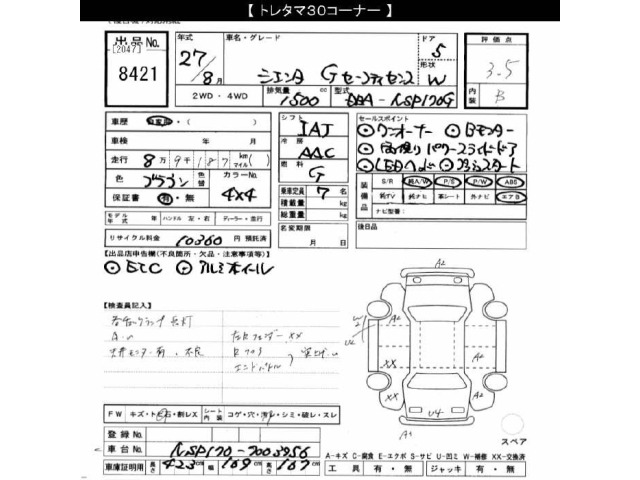 Toyota SIENTA 2015 7429695-2