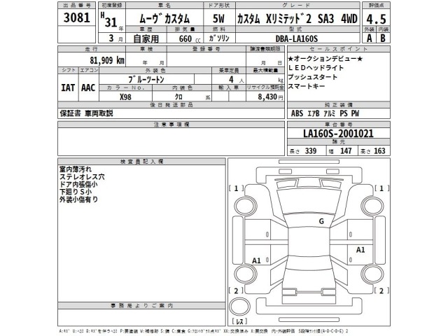 Daihatsu MOVE 2019 7450221-2