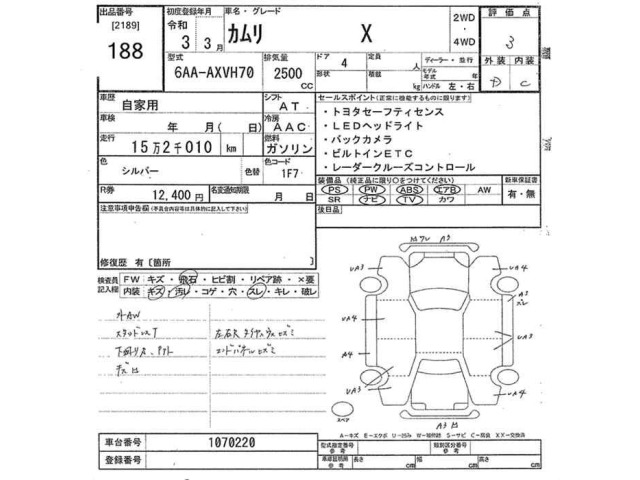 Toyota CAMRY 2021 7476071-2